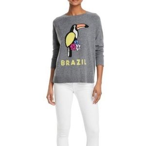 Brazil Toucan Cashmere sweater, 100% cashmere